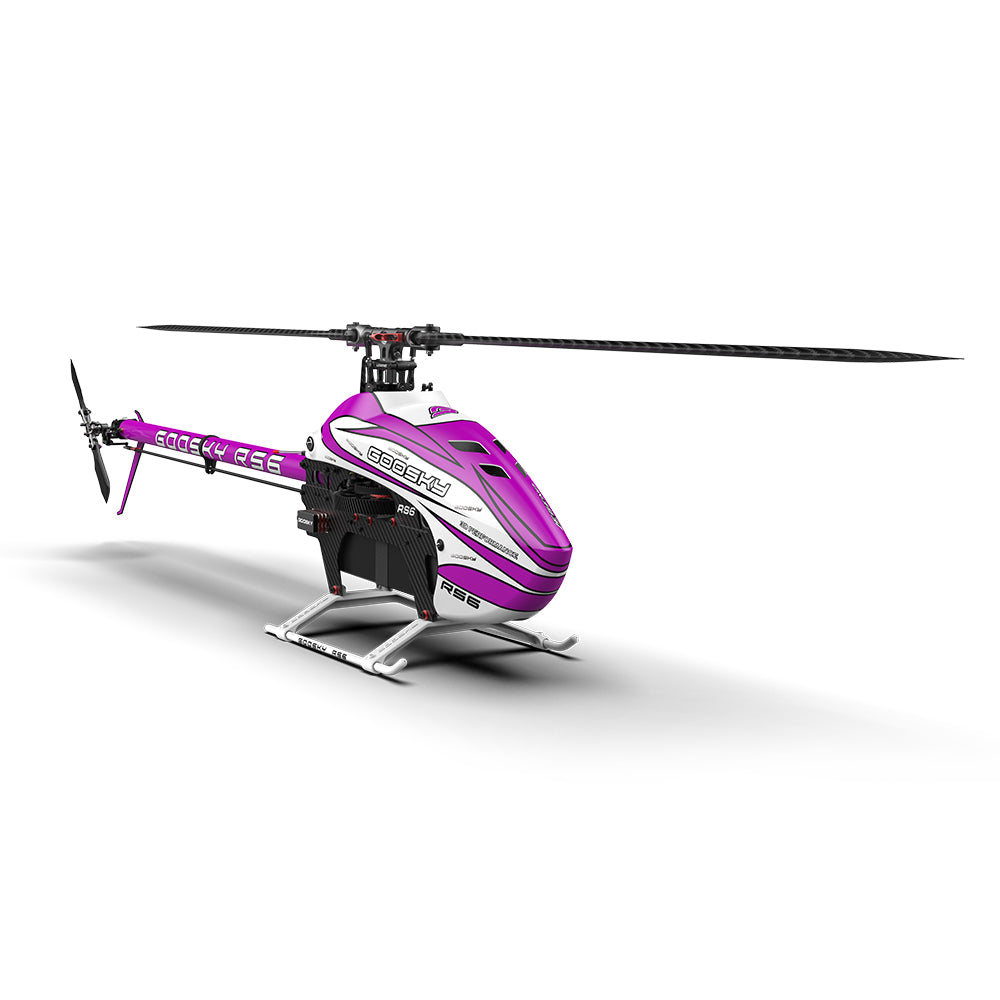 Goosky Legend RS6 Helicopter Kit w/o Blades – Purple (Unassembled)