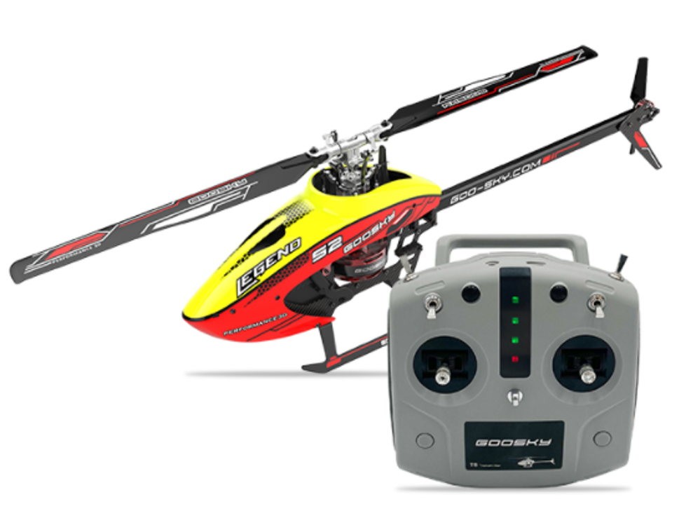 Goosky Legend S2 Helicopter (RTF) – Red/Yellow (MODE 2)