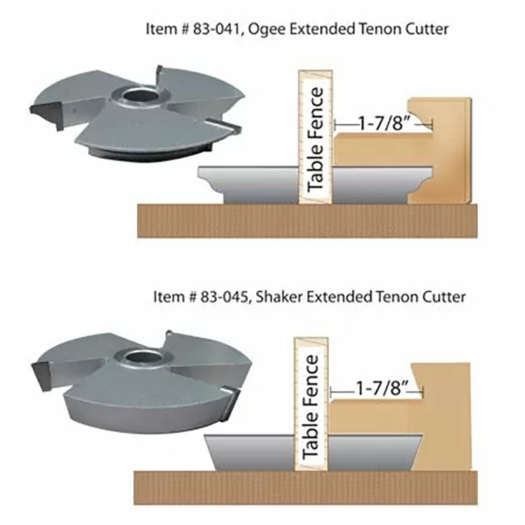Infinity Tools Extended Tenon Shape-Up Shaper Cutters, 3/4″ Bore Online
