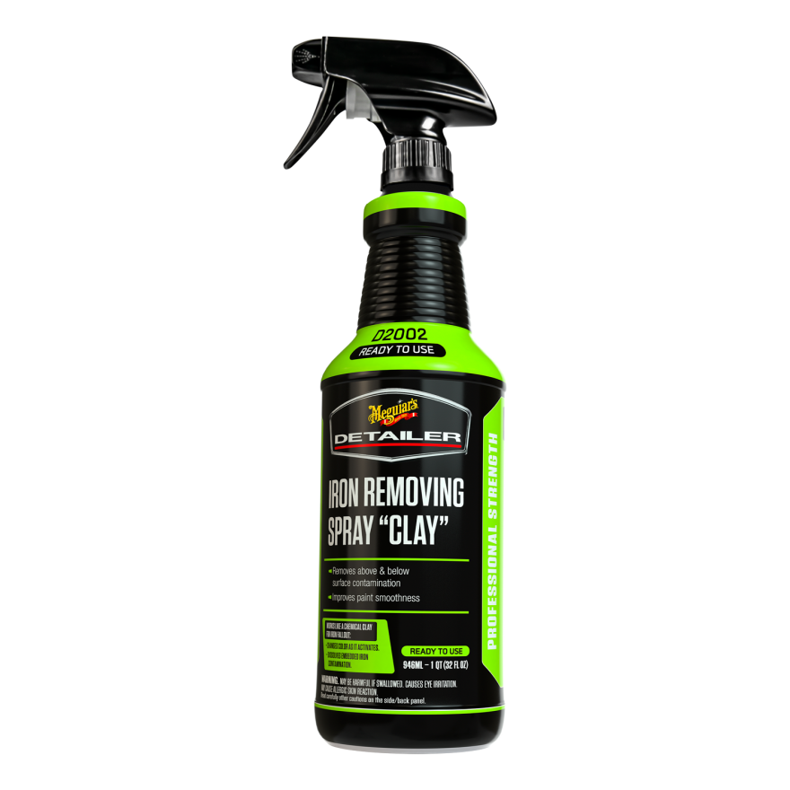 MEGUIAR’S IRON REMOVING SPRAY CLAY – DRTU200232 (32 oz.)