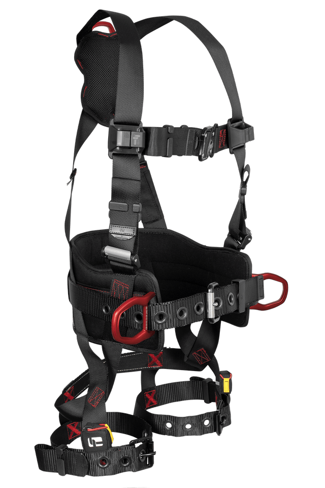 Falltech FT-Iron 3D-Ring Construction Belted Full Body Harness, Tongue Buckle Leg Adjustment #8144 Discount