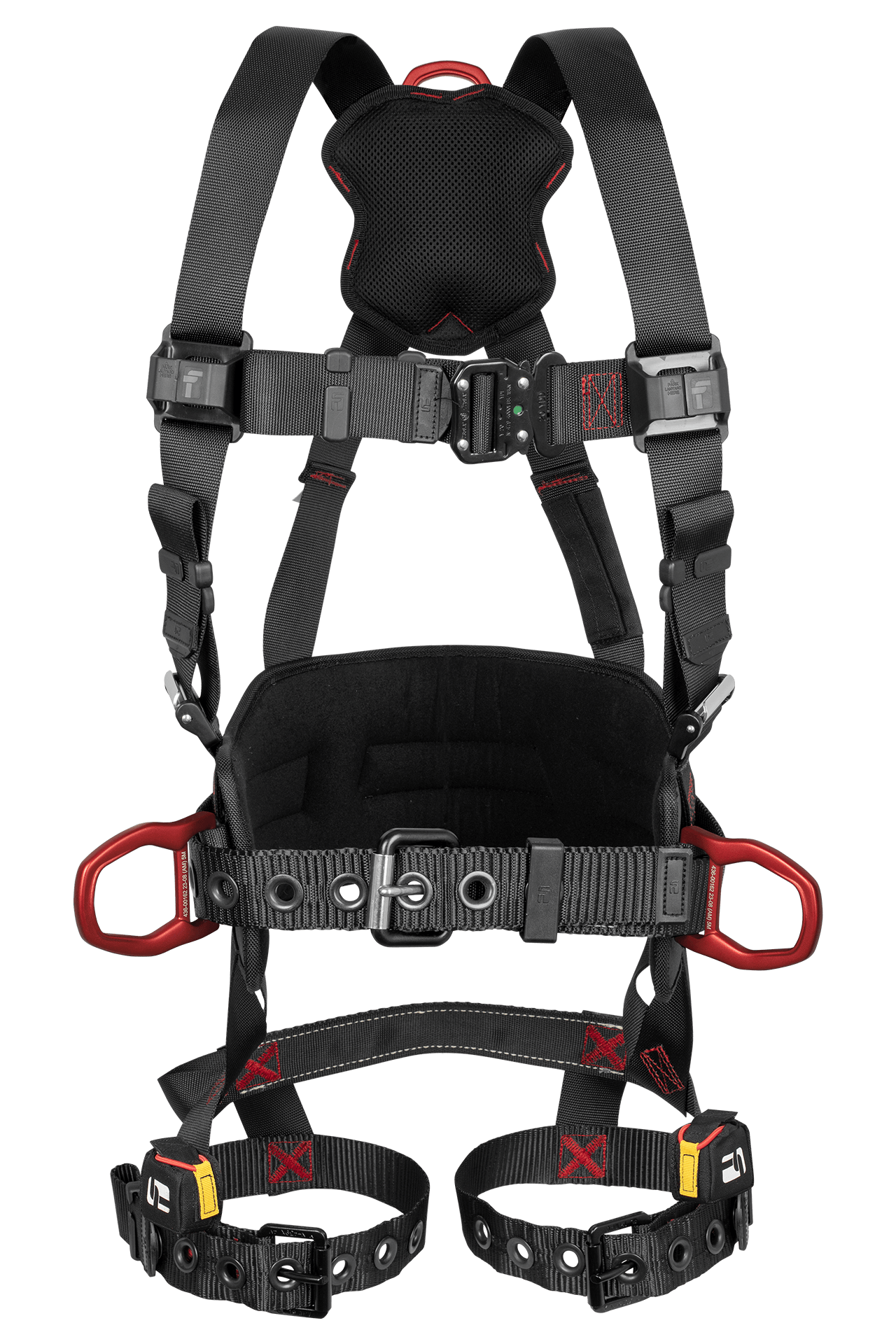 Falltech FT-Iron 3D-Ring Construction Belted Full Body Harness, Tongue Buckle Leg Adjustment #8144 Discount