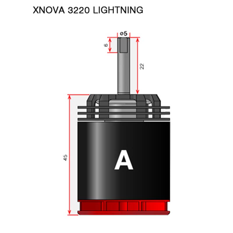 Xnova 3220 Spare Shaft A