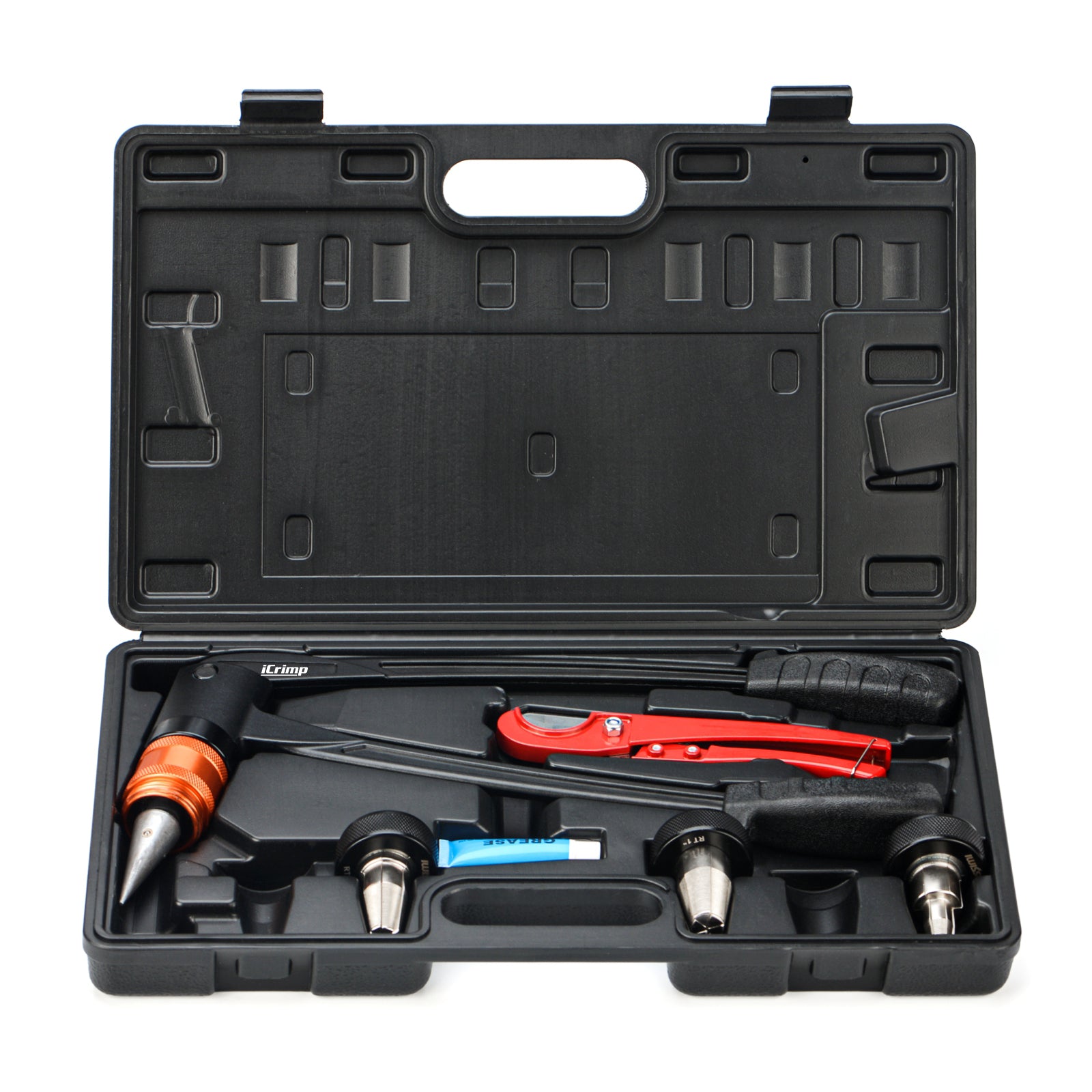 IWS-1960R PEX Expansion Tool Kit, Sized 1/2,3/4,1-inch, Auto Rotation Expander Tool