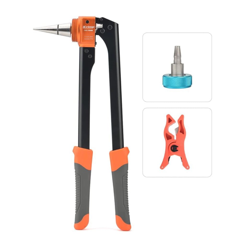 IWS-1960D Expansion Tool Kit, Auto Rotate PEX-a Tubing Expander with 1/2 Inch Expander Head