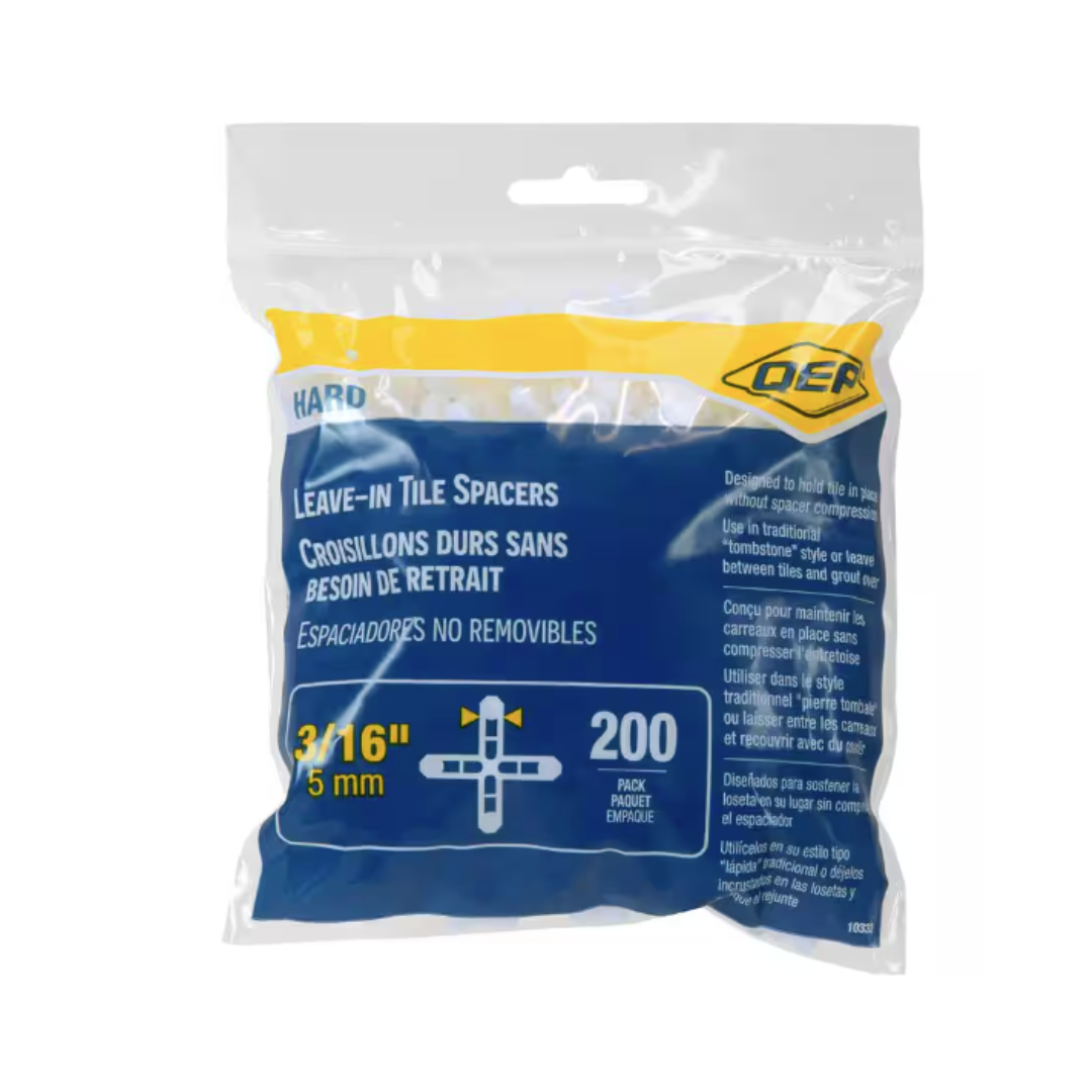 3/16″ Leave-In Spacers, Bag – 200 Qty