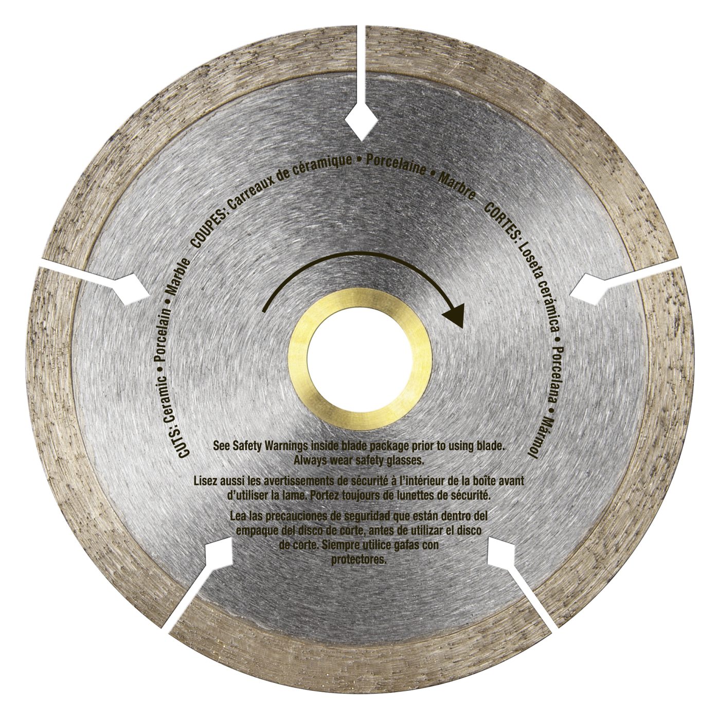4″ Marble, Granite and Ceramic Tile