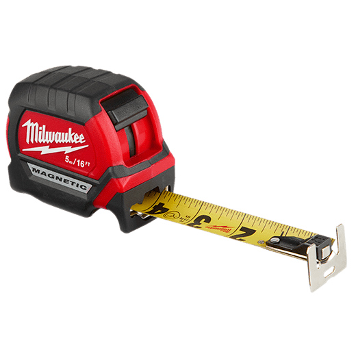 5m/16ft Compact Wide Blade Magnetic Tape Measure Online Hot Sale