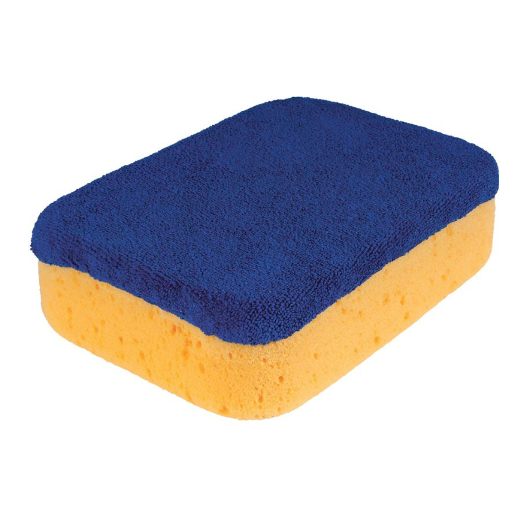 7 in. x 5.5 in. x 2 in. Microfiber Polishing Sponge for Grouting, Cleaning and Washing