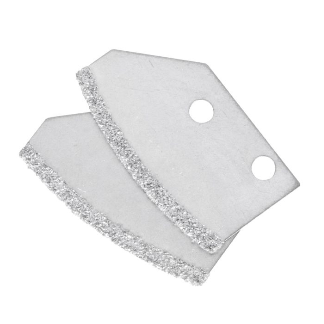 Carbide Grit Grout Saw Replacement Blades (2-Pack)