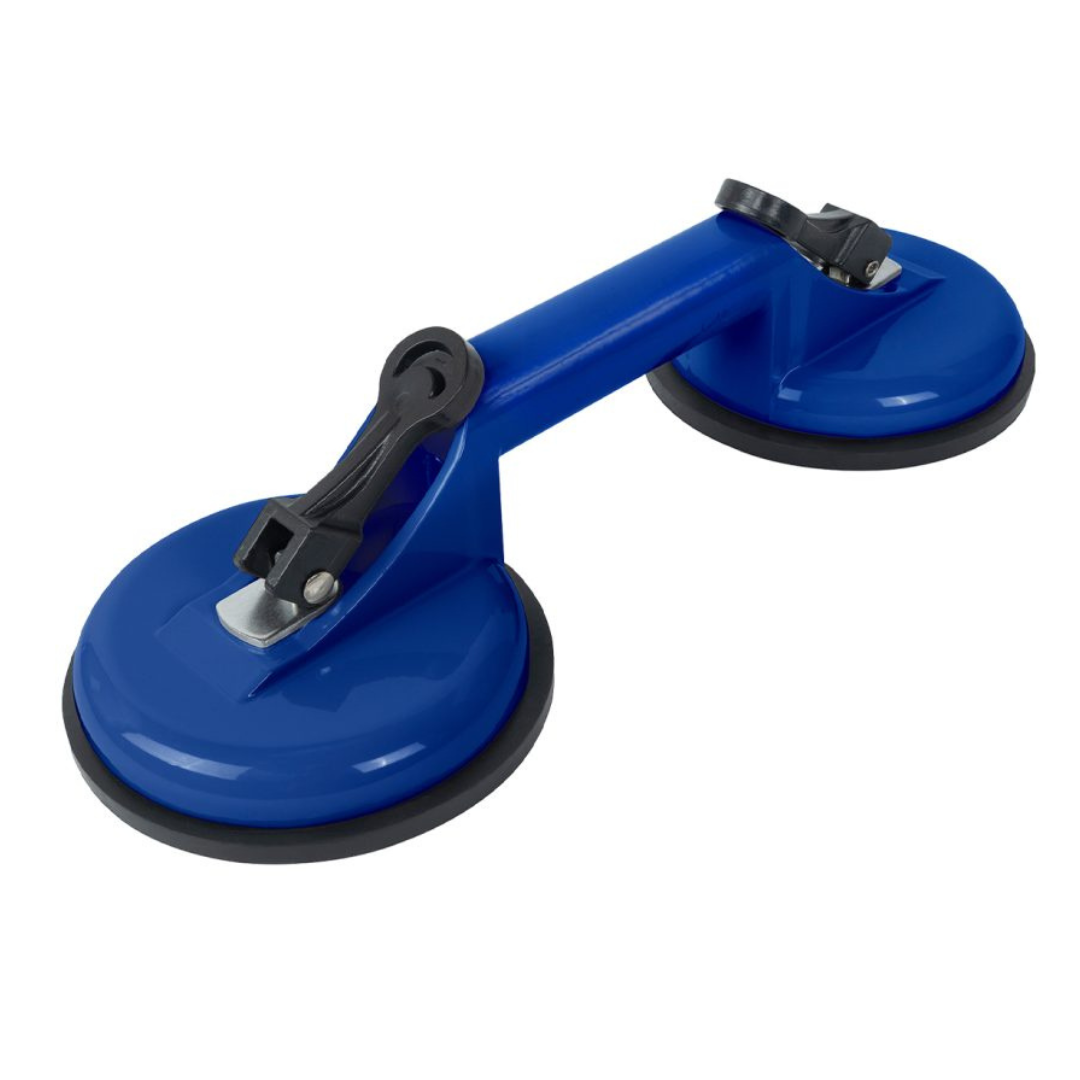Double Suction Cup for Handling Large Glass and Tile