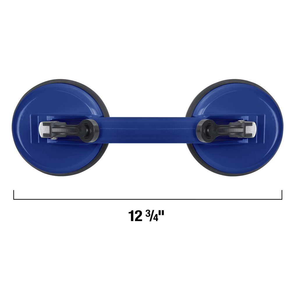 Double Suction Cup for Handling Large Glass and Tile