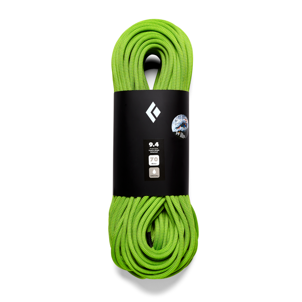 9.4 Dry Rope Honnold Edition 70m Green/yellow on Sale