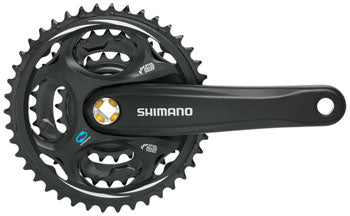 ALTUS M311 7/8-SPEED 170MM 22/32/42T SQUARE CRANKSET, BLACK