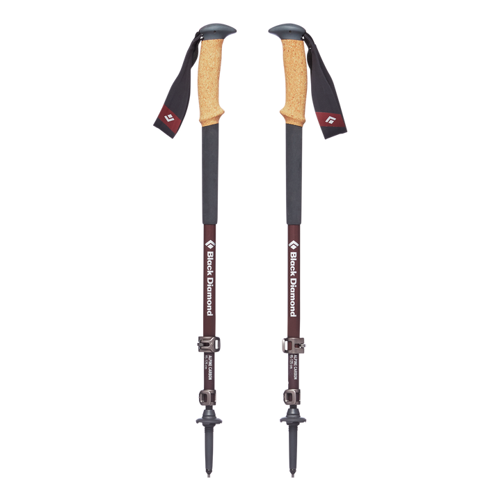 Alpine Carbon Cork Trek Poles Pair Tundra